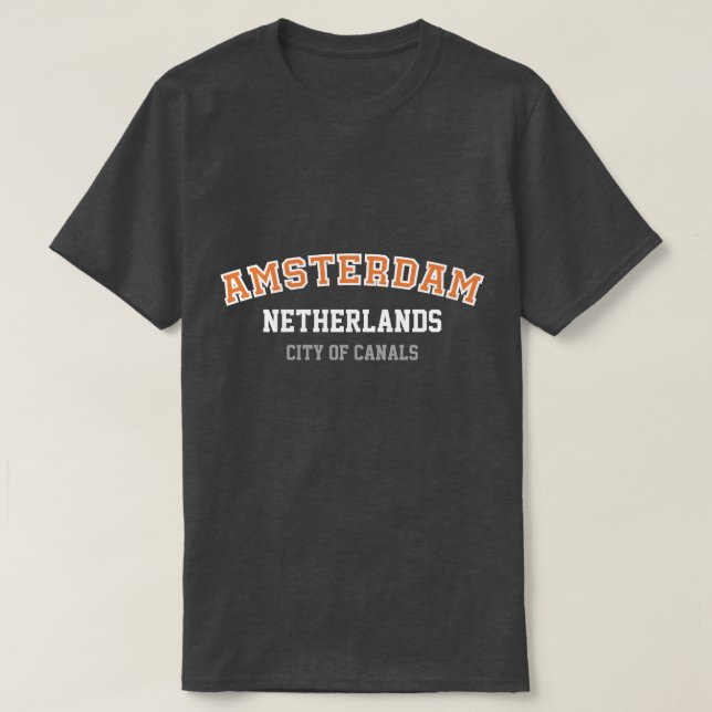 Amsterdam Dark Style T-Shirt (Design devant)