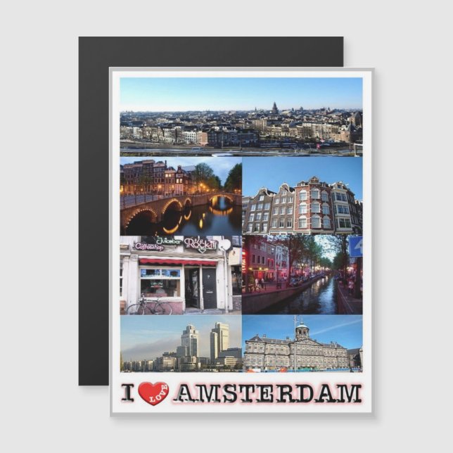 Amsterdam - Hollande - I Love - (Devant / Derrière)