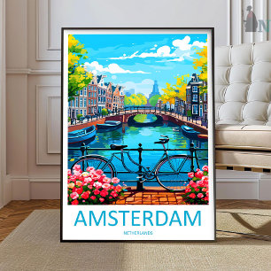 Amsterdam Impression Voyage Art Mural Amsterdam Mu
