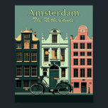 Amsterdam Minimalist Vintage Travel Poster Art<br><div class="desc">a variety of posters that feature iconic landmarks,  scenic landscapes,  and popular tourist destinations from various countries in Europe. These posters can be used to decorate a room,  office,  or any other space,  and they serve as a reminder of past travels or as a way to inspire future trips</div>