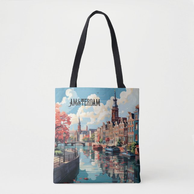 Amsterdam Travel Sac fourre-tout (Devant)