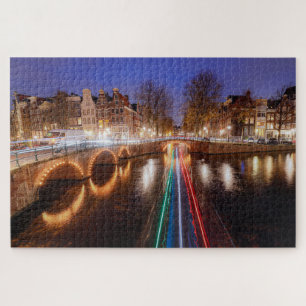 Amsterdam Waterways Jigsaw Puzzle Pays-Bas