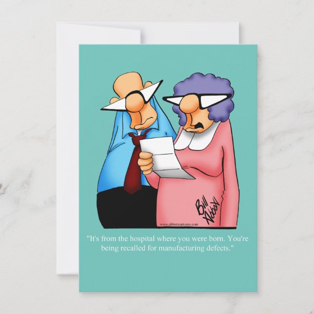 Amusant 40e anniversaire de fête Invitations (Devant)