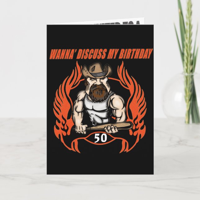 Amusant 50e anniversaire de fête Invitations (Devant)