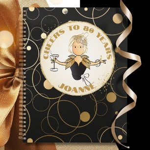 Amusant 80e anniversaire pour ses encouragements à