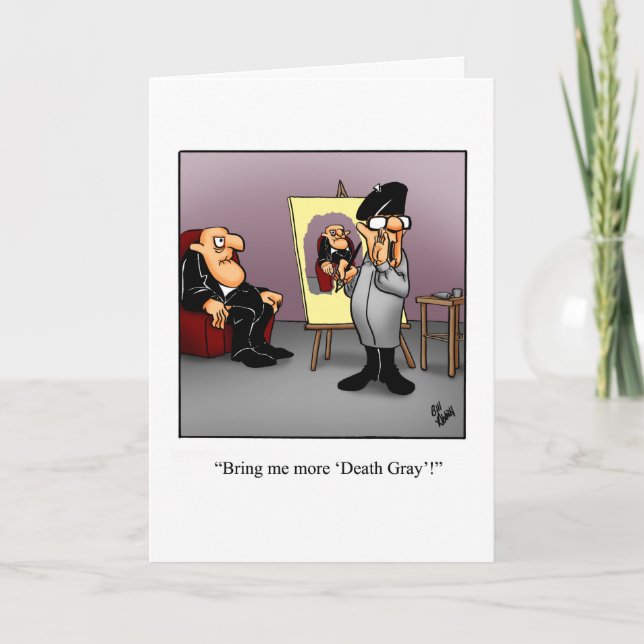 Amusant Au-Dessus De L'Humour Hill Carte Anniversa (Devant)