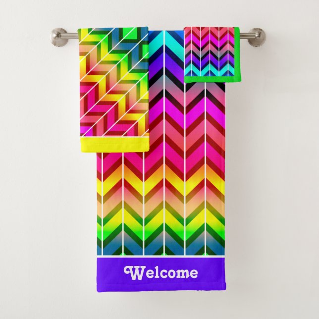 [Amusant avec des rayures] Motif #7a Arc-en-ciel g (En situation)