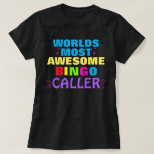 Amusant Bingo Caller Lecteur Bingo Tshirt