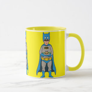 Amusant Burger Superhero Mug - Drôle cadeau