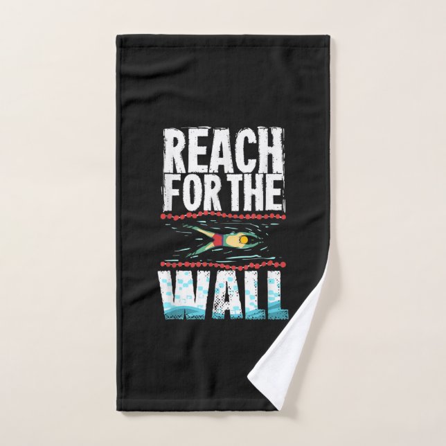 Amusant cadeau de natation pour un athlète de nata (Serviette à main)