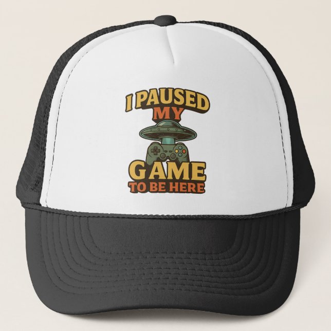 Amusant Casquette Gamer - J'ai suspendu mon jeu po (Devant)
