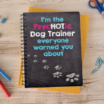 Amusant chien Je suis l'entraîneur PsycHOTic chien<br><div class="desc">Je suis l'entraîneur de chiens PsycHOTic que tout le monde vous a averti. Un planificateur parfait pour votre entraîneur de chiens préféré ! Citation Inspirationnelle de chien - Planificateur de la sagesse de chien. Amusant chien Je suis le psychoHOTic entraîneur chien planificateur</div>