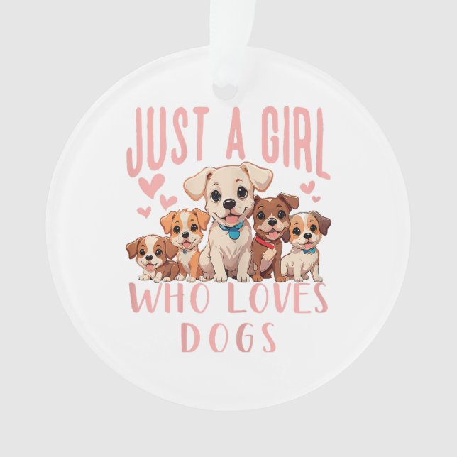 Amusant Chiot Mignon Amoureux Des Chiens - Juste U (devant)