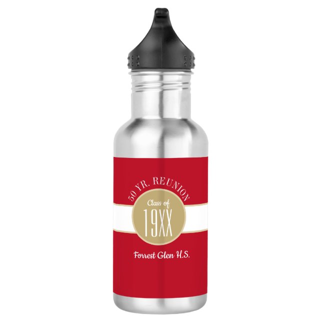 Amusant ! Classe de 50 ans Réunion BOUTEILLE D'EAU (Droite)