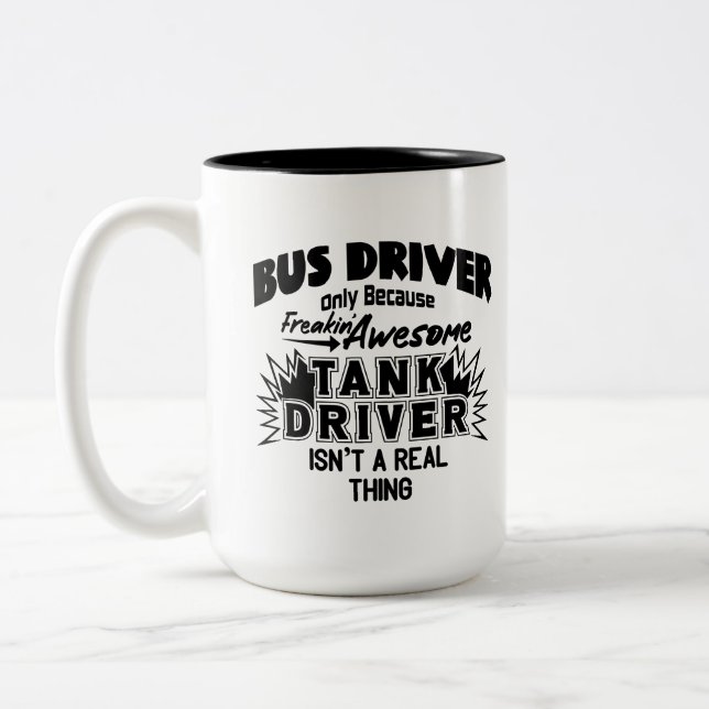 Amusant Conducteur de bus génial Coffee Mug (Gauche)