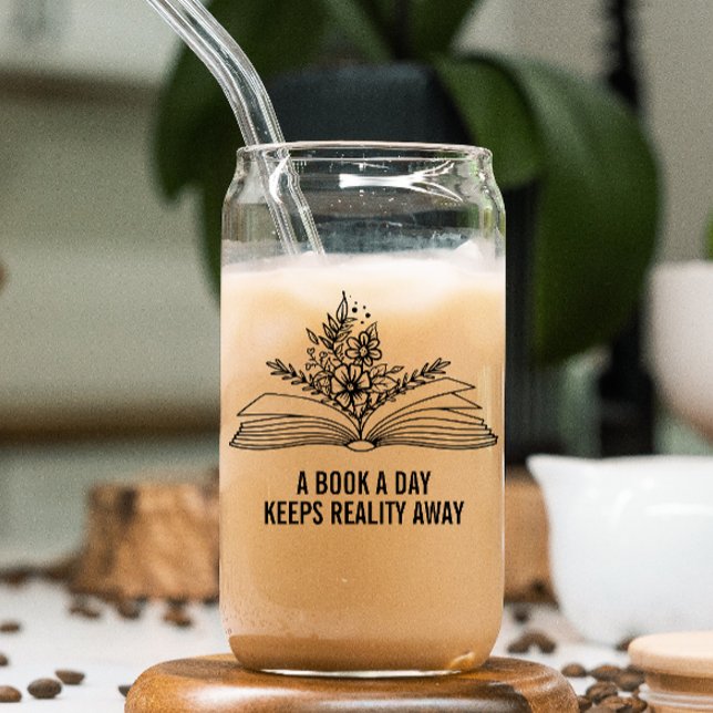 Amusant de livre interdit Boire verre canne (Indulge your literary senses with our witty drinking glass, perfect for the book lover in you.)