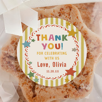 Amusant d'être un ! Autocollant de fête d'annivers