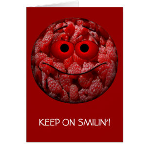 Amusant Emoticon framboise