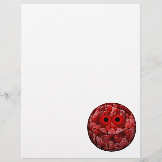 Amusant Emoticon framboise (Devant)