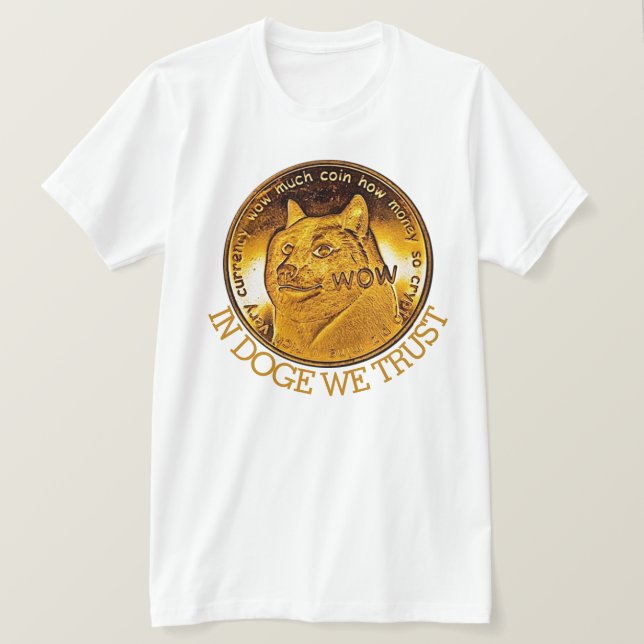 Amusant En Chien Nous Avons Confiance En T-shirt (Design devant)
