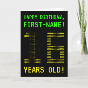 Amusant, Geeky, Nerdy "16 ANS !" Carte d'anniversa