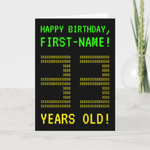 Amusant, Geeky, Nerdy "33 ANS !" Carte d'anniversa