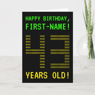 Amusant, Geeky, Nerdy "43 ANS !" Carte d'anniversa
