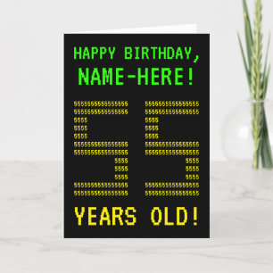 Amusant, Geeky, Nerdy "55 ANS !" Carte d'anniversa