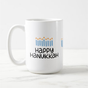 Amusant Happy Hanoukka 15 oz Mug