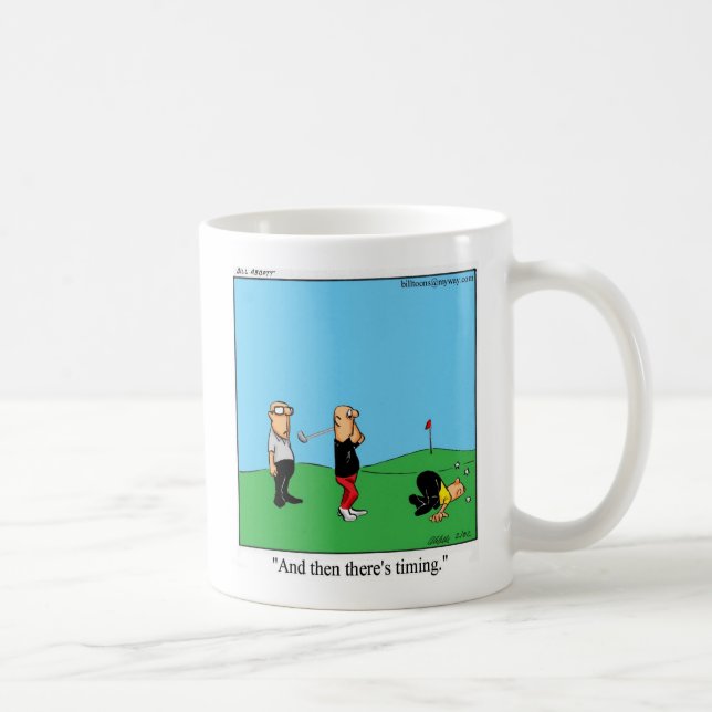 Amusant Humour de golf Mug (Droite)