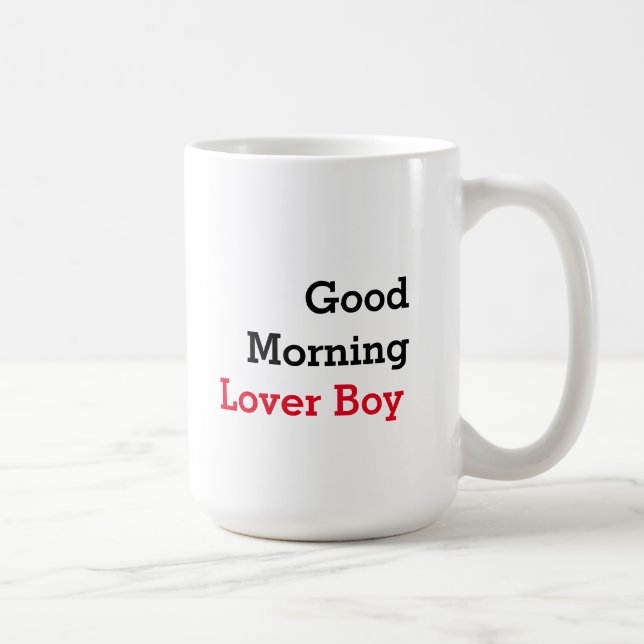 Amusant Inspirational Lover Boy Coffee Mug (Droite)