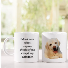 Amusant jaune Labrador Retriever Mug