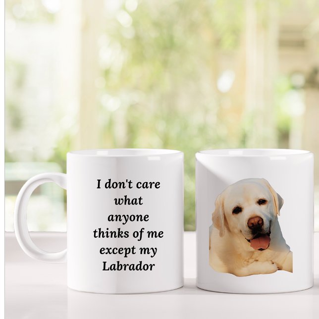 Amusant jaune Labrador Retriever Mug (Créateur téléchargé)