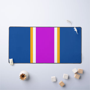 Amusant Magenta Jaune Blanc Royal Blue Racing Stri