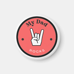 Amusant ! Magnet - Mon papa ROCHE !