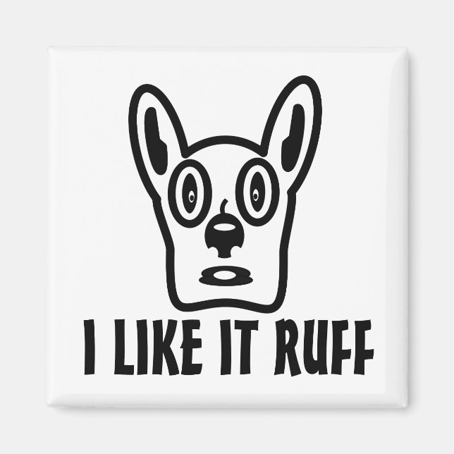 Amusant Magnets de chien (Devant)