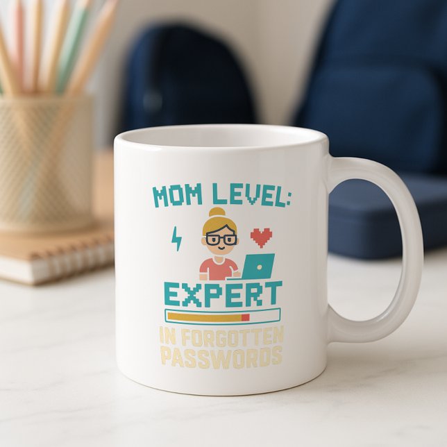 Amusant maman Mug ; expert en mots de passe oublié (Créateur téléchargé)