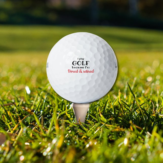 Amusant message personnalisé unique balle de golf (Créateur téléchargé)