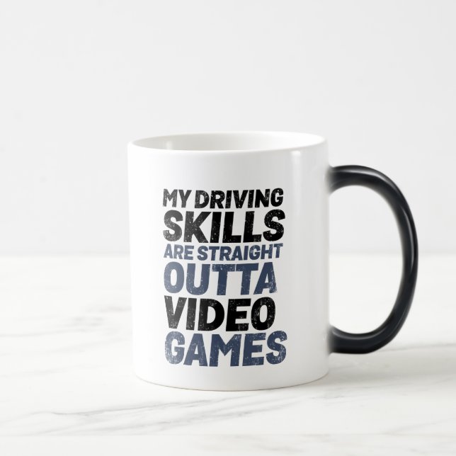 Amusant Mug pour Jeux de course Joueur et Geek (Droite)