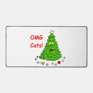 Amusant Noël Arbre Joie OMG Chats Noël Fête