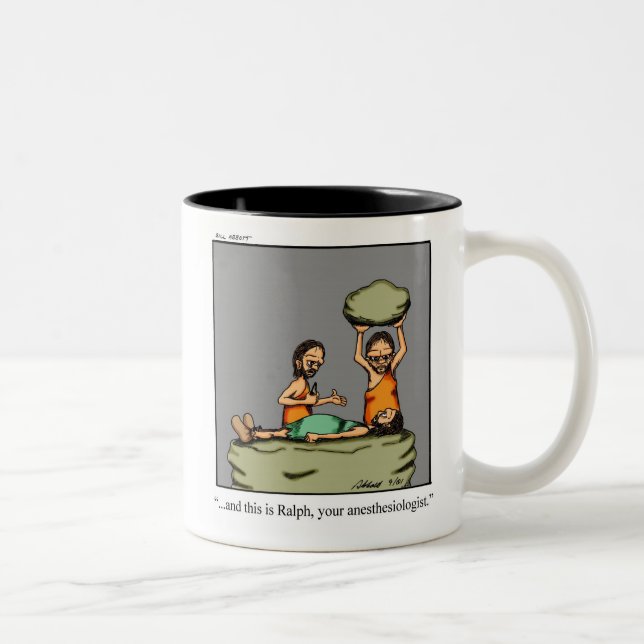 Amusant Obtenir Bien Humour Café Mug (Droit)