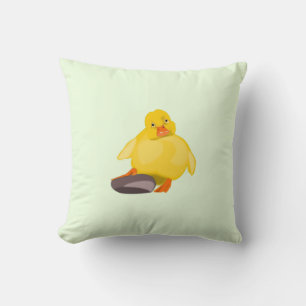 Amusant oreillers avec Canard Jaune