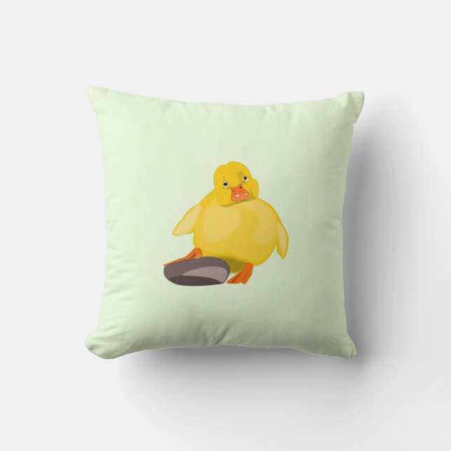Amusant oreillers avec Canard Jaune (Recto)