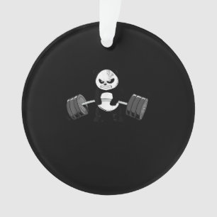 Amusant Panda Workout Kitten Gym Deadlift Power
