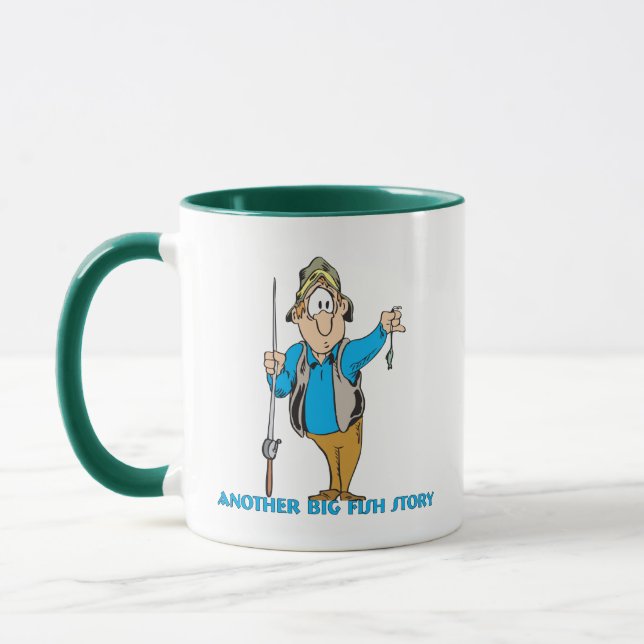 Amusant Pêche Mug Pêche Humour Pêche Big Fish (Gauche)