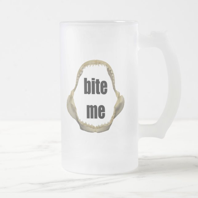 Amusant Pêche Mug Pêche Humour Pêche Bite Me (Droit)