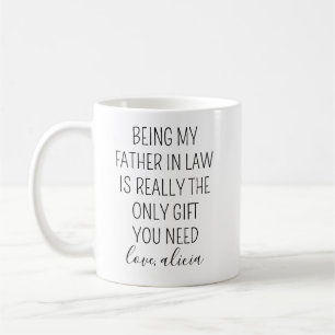 Amusant Père En Mug Droit, Don Pour FIL, Père En L