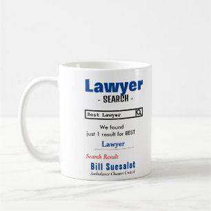 Amusant Personnalisé Meilleur Avocat Mug