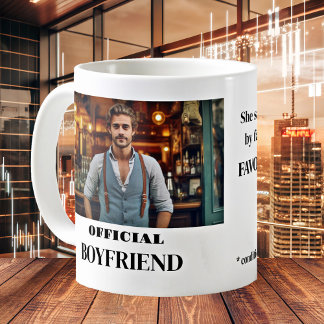 Amusant petit ami photo Café Mug