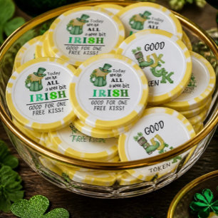 Amusant petit morceau irlandais Jeton de chance